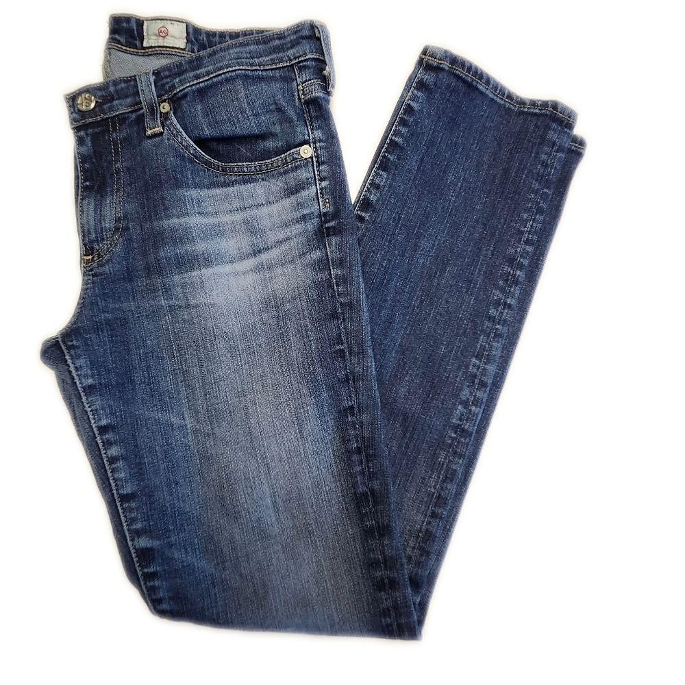 AG Adriano Goldschmied The Stilt Cigarette Leg Medium Wash Jeans, 29R